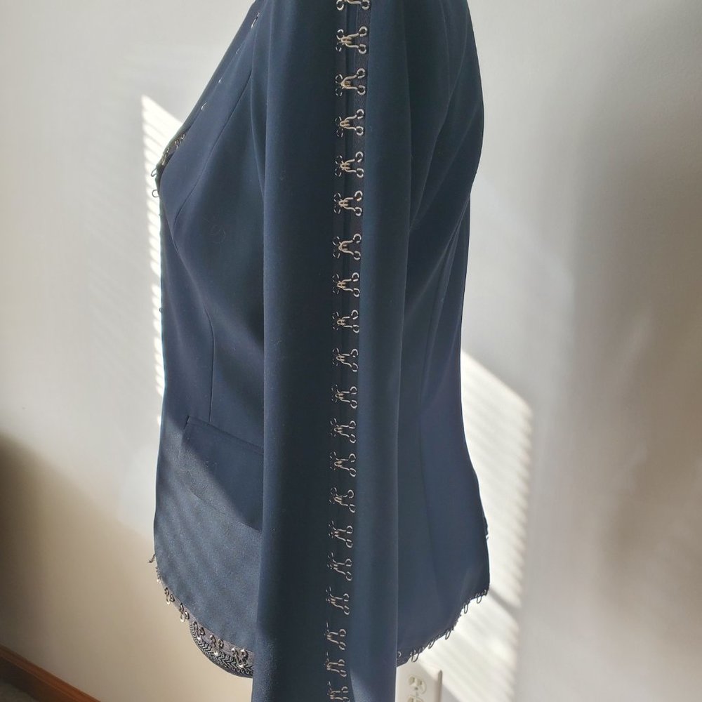 Cache Black Blazer with Silver Accents - Picture 5 of 5